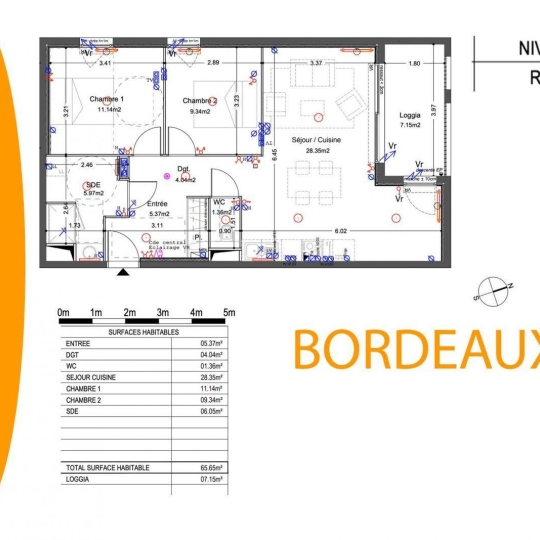 Annonces PESSAC : Appartement | BORDEAUX (33000) | 66.00m2 | 274 920 € 