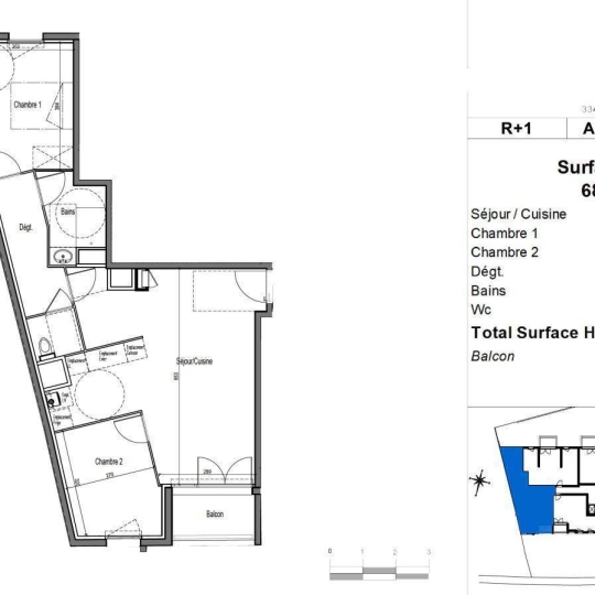  Annonces PESSAC : Appartement | TALENCE (33400) | 65 m2 | 339 000 € 