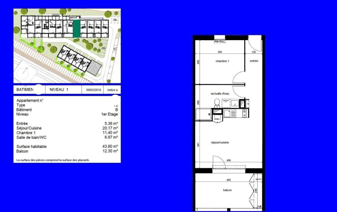 Annonces PESSAC : Appartement | LE BOUSCAT (33110) | 44 m2 | 246 000 € 