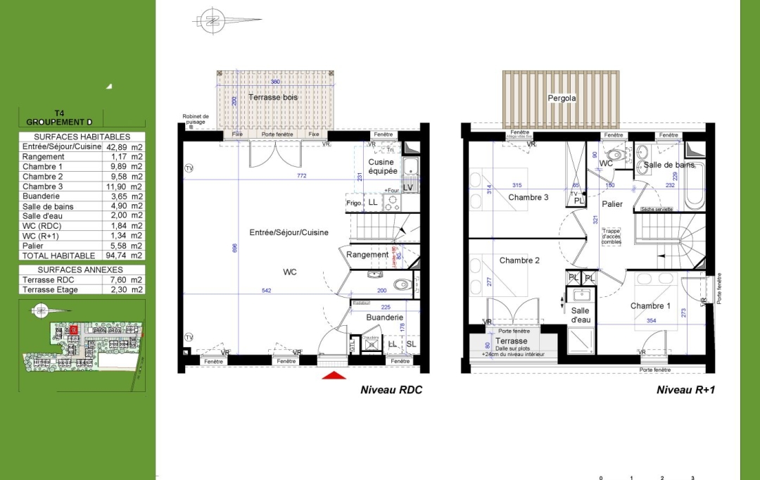 Annonces PESSAC : Appartement | MERIGNAC (33700) | 94 m2 | 510 000 € 