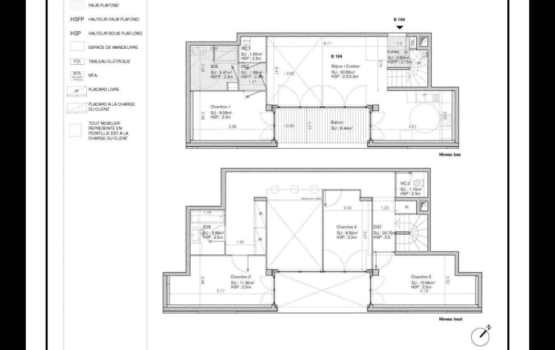 Annonces PESSAC : Appartement | BORDEAUX (33000) | 111 m2 | 493 000 € 