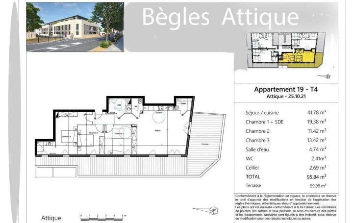 Annonces PESSAC : Appartement | BEGLES (33130) | 96 m2 | 594 200 € 