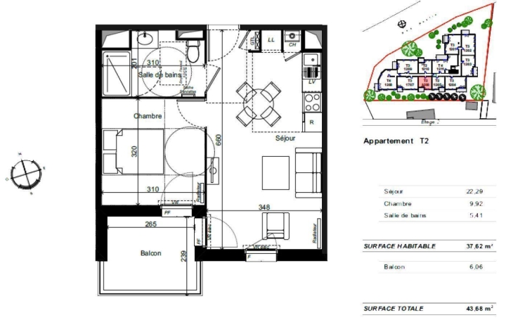 Annonces PESSAC : Appartement | LE HAILLAN (33185) | 63 m2 | 325 000 € 